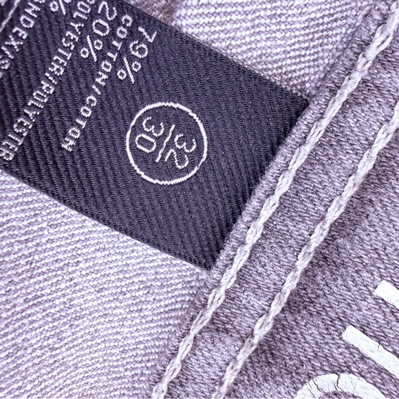 Buffalo David Bitton Light Gray Slim Straight Jeans 32/30 - Picture 5 of 13